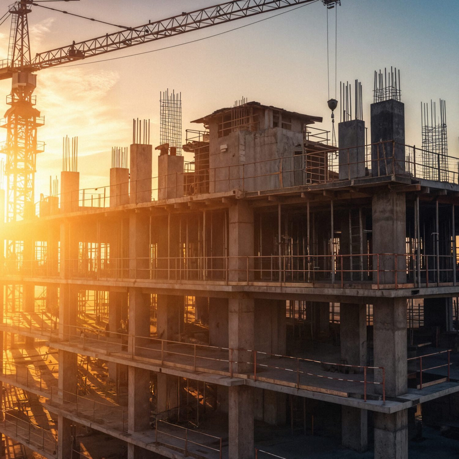 construction-site-sunset Top Construction Company in Dehradun